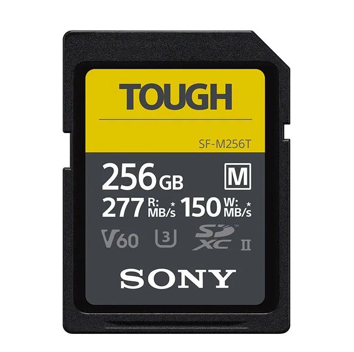 2x 256gb Sony Tough V60 sd kaart.